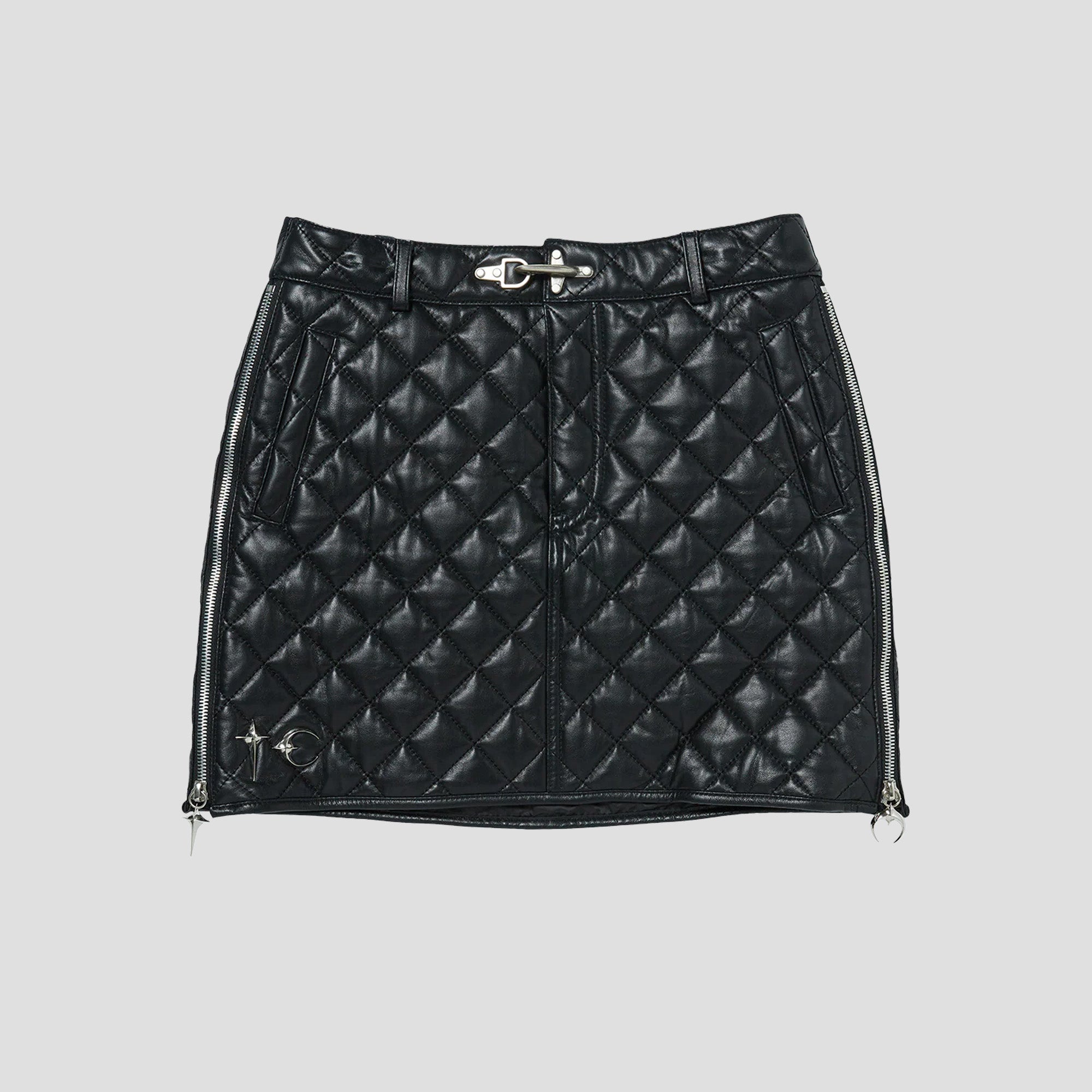 ANGEL QUILTED SHORT SKIRT