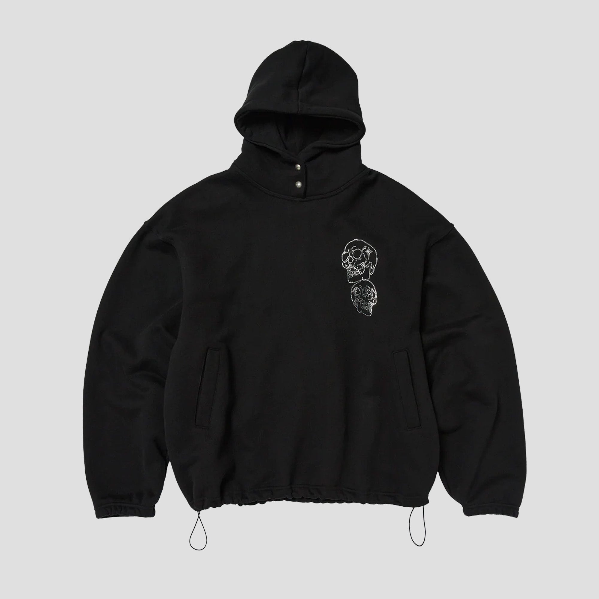 TC ANGELS CRYSTAL EMBELLISHED HOODIE