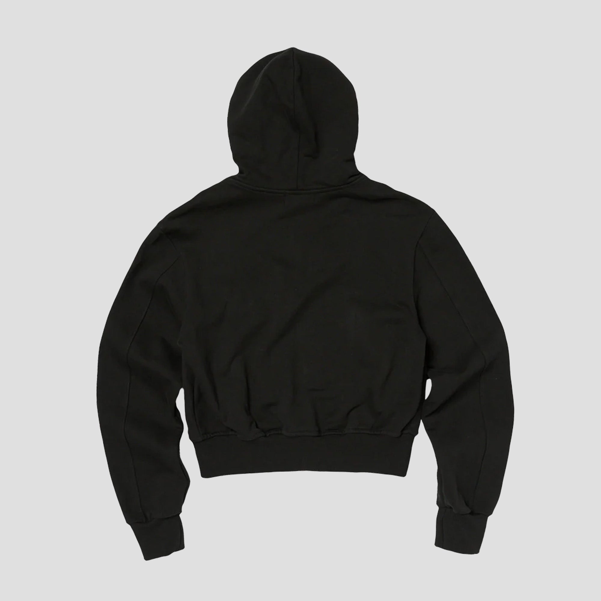 TC STUDDED LINE CROPPED ZIP-UP HOODIE