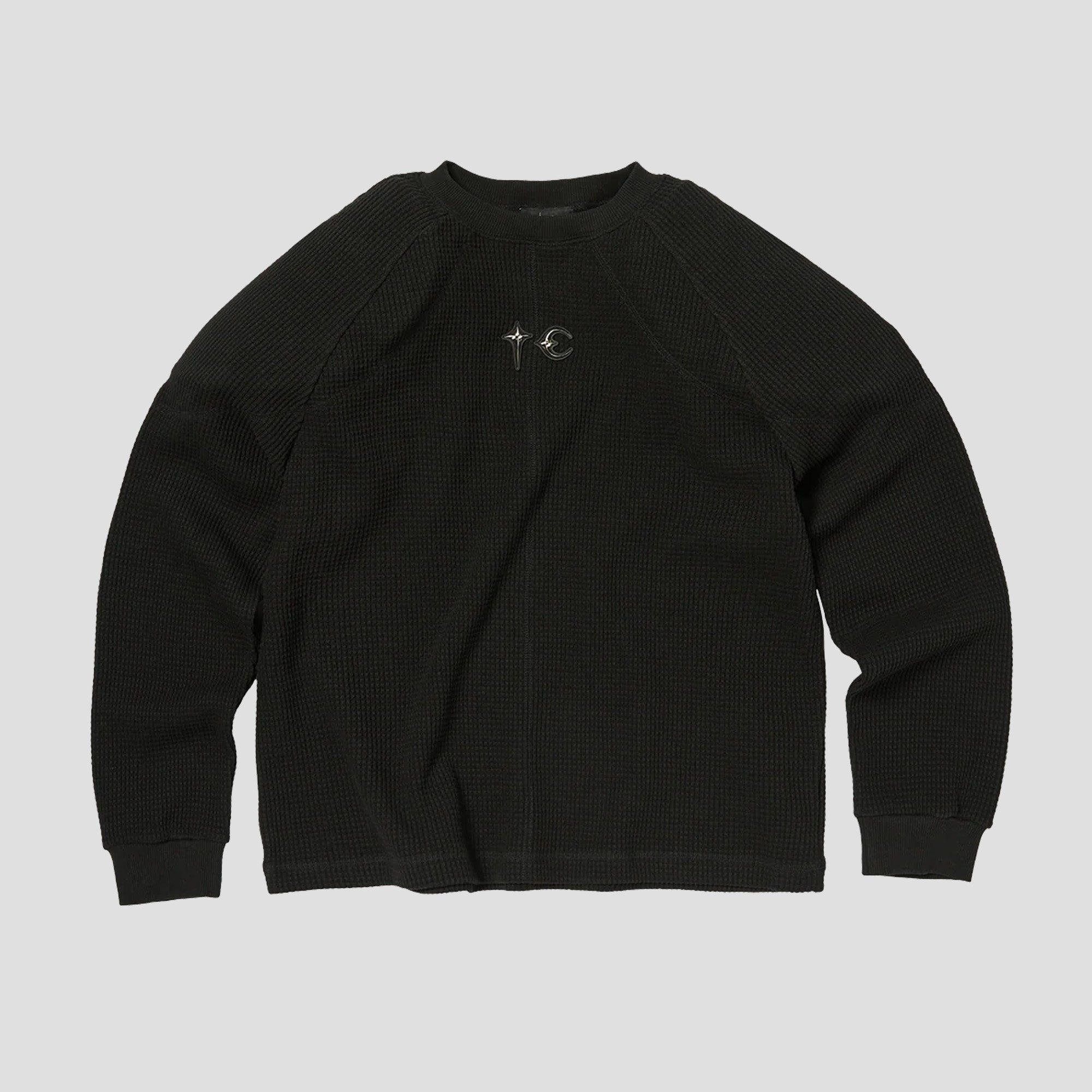 BULK SHOULDER WAFFLE LONG SLEEVE