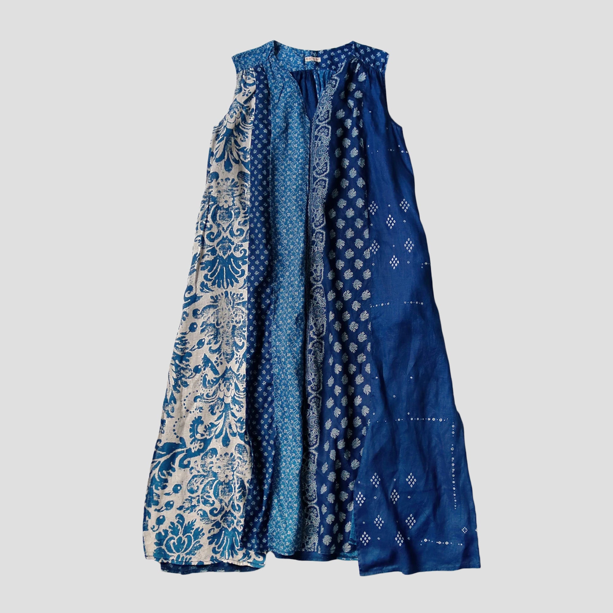 INDIGO LINEN DRESS