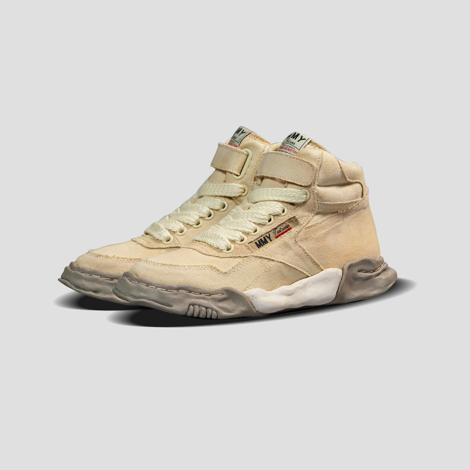 FREDDIE OG SOLE MID-TOP OVER DYED CANVAS SNEAKERS