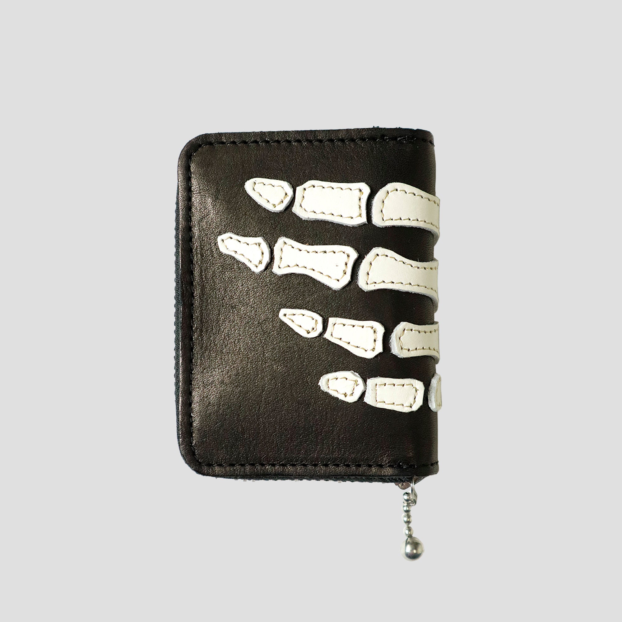 THUMB-UP BONE MINI LEATHER WALLET