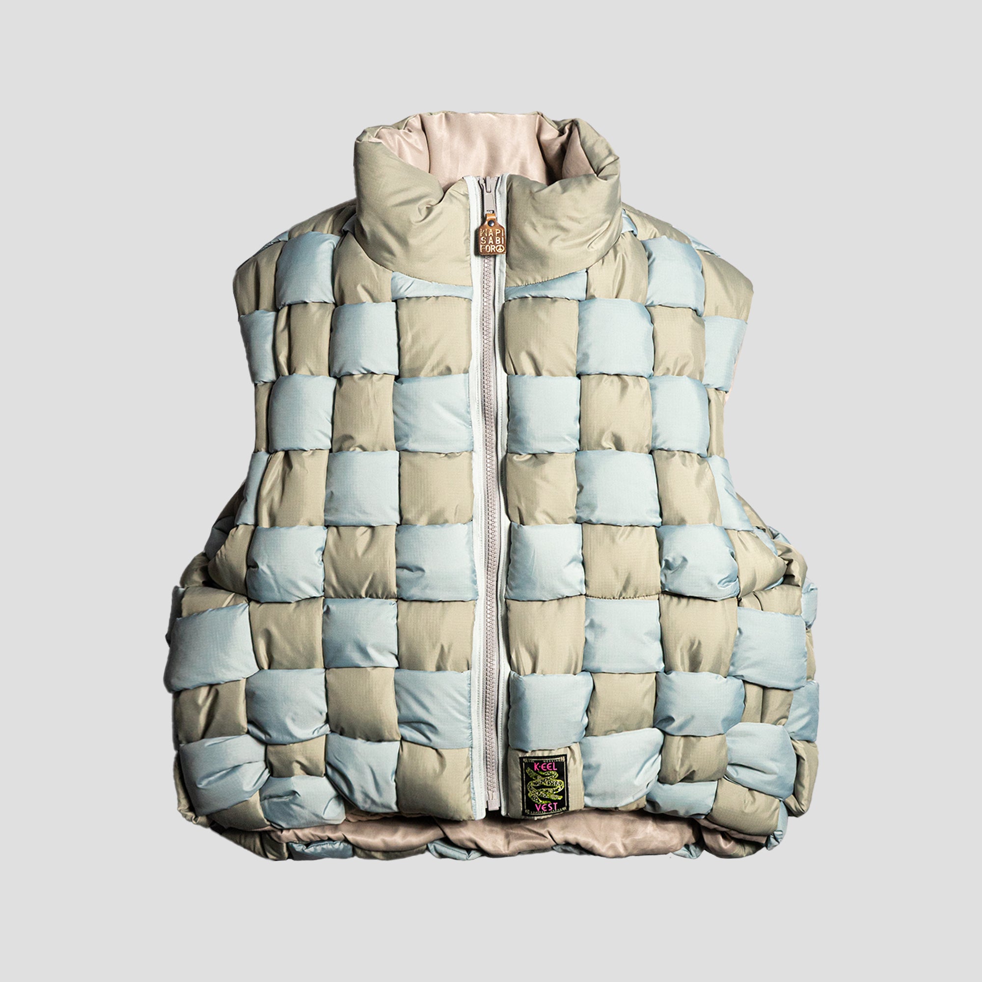 Kapital Ripstop Nylon Diet KEEL Weaving Vest Women