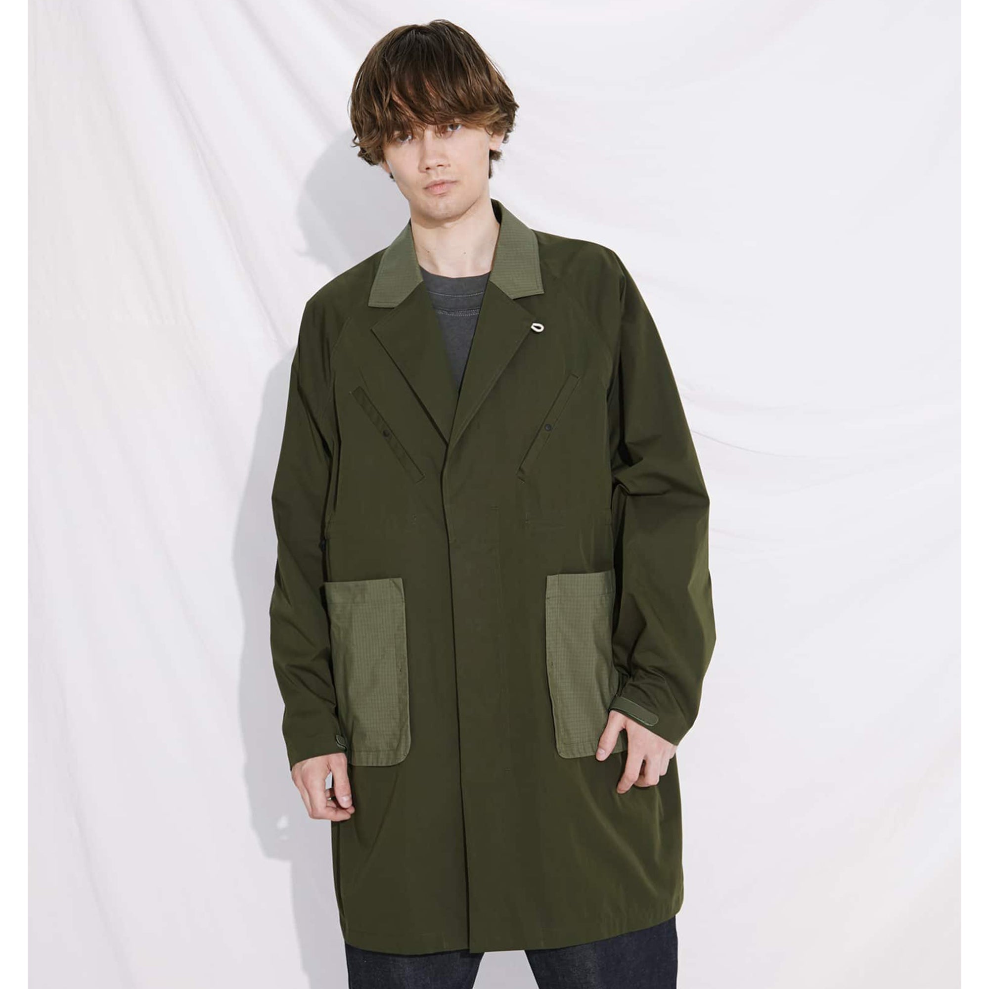 CHESTERFIELD COAT - OLIVE