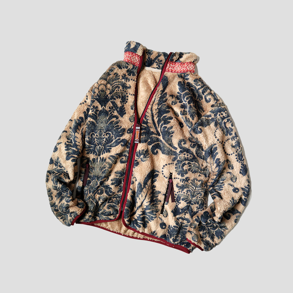 DAMASK FLEECE ZIP BLOUSON