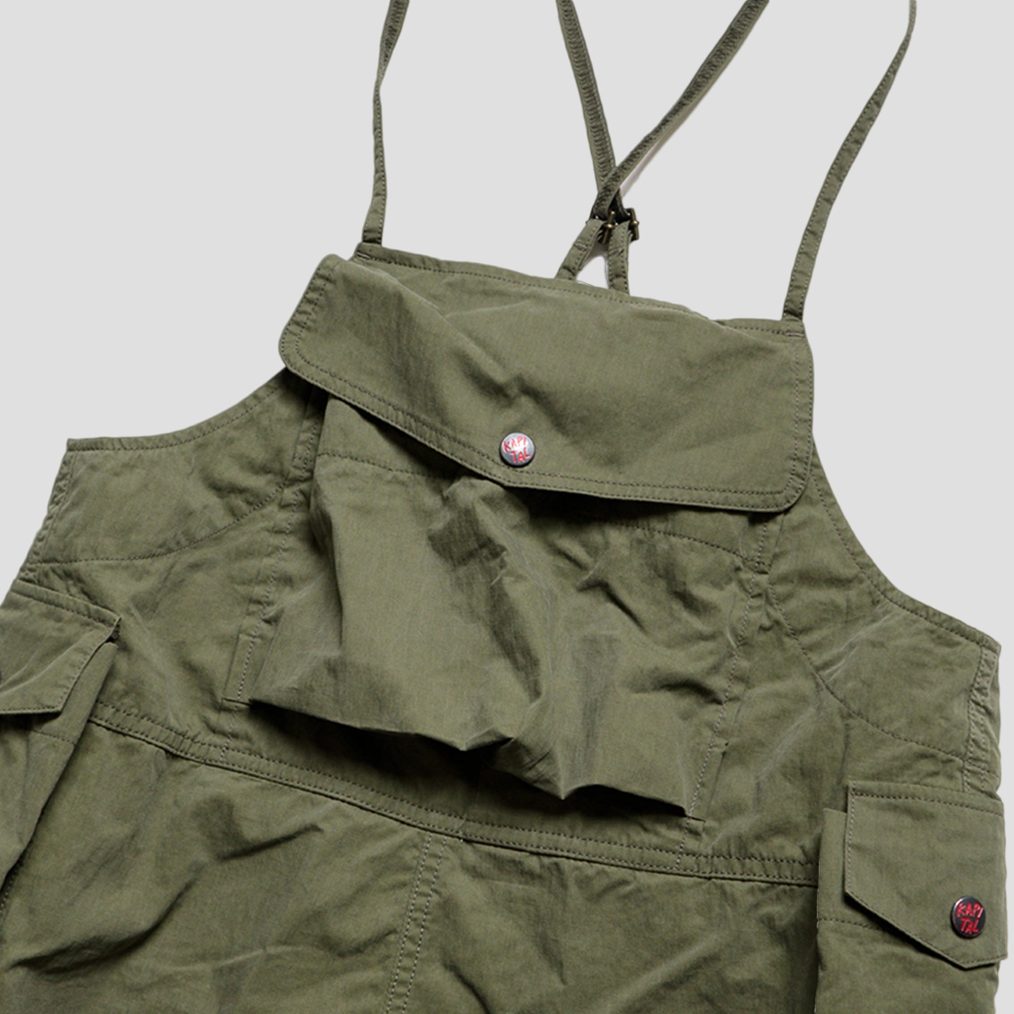 RIP STIOP CARGO OVERALL - OLIVE