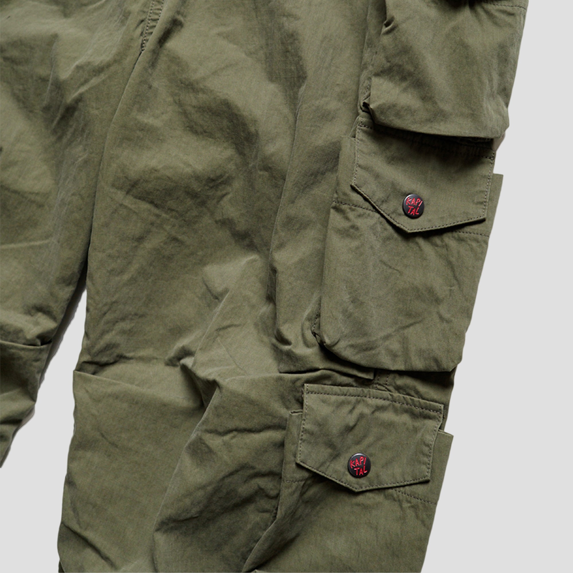 RIP STIOP CARGO OVERALL - OLIVE