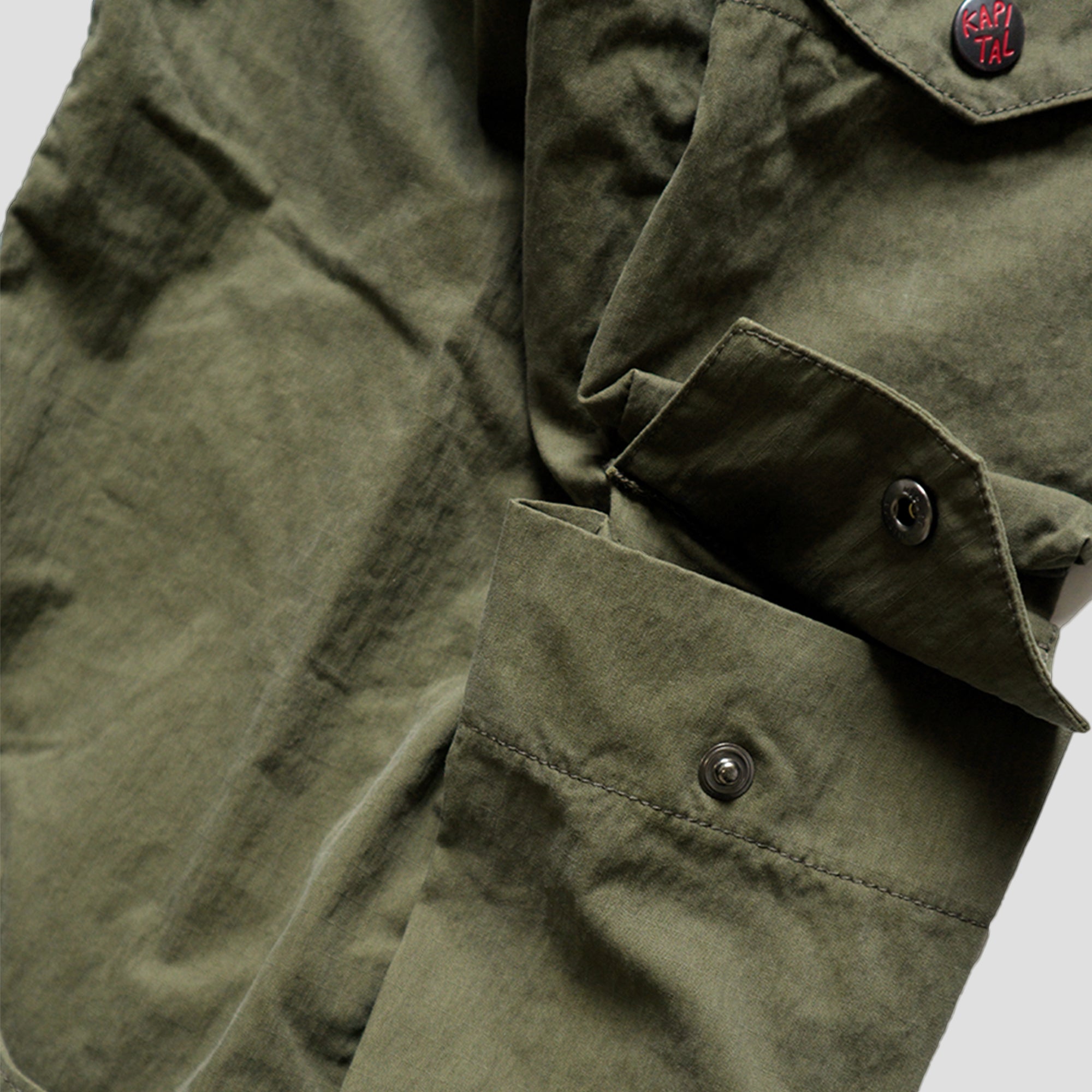 RIP STIOP CARGO OVERALL - OLIVE