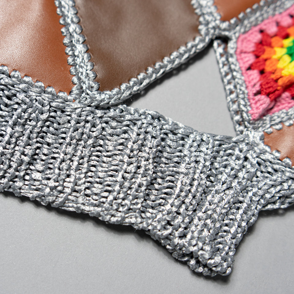 LEATHER HIPPIE CROCHET BUSTIER