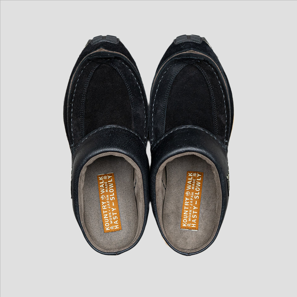LEATHER TIBETAN MULE RUNNER