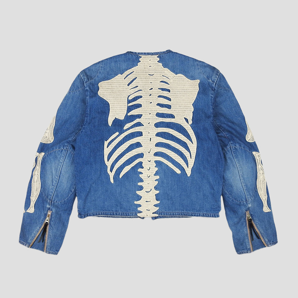 12oz DENIM BONE CROSBY JACKET (PRO) - INDIGO