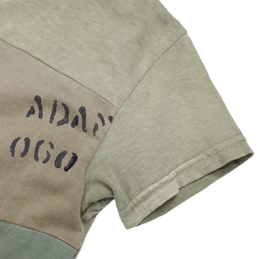 TENJIKU x PARACHUTE CREW NECK TEE - OLIVE