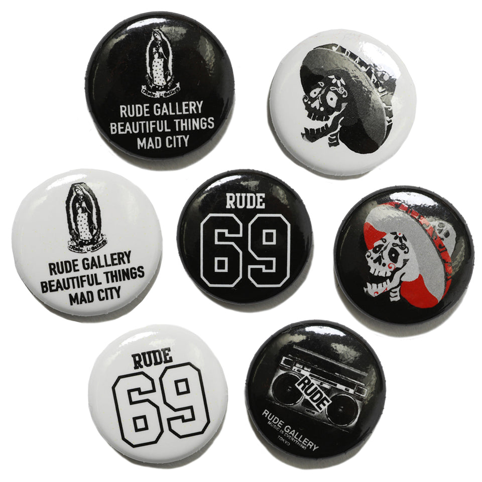 RUDE GALLERY - CAN BADGE at Mannahatta NYC