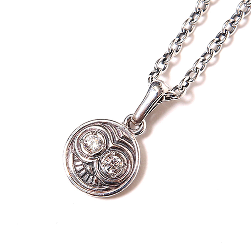 MAGICAL DESIGN - TIBEKKOTSU EMBLEM PENDANT - SILVER/CLEAR at Mannahatta NYC