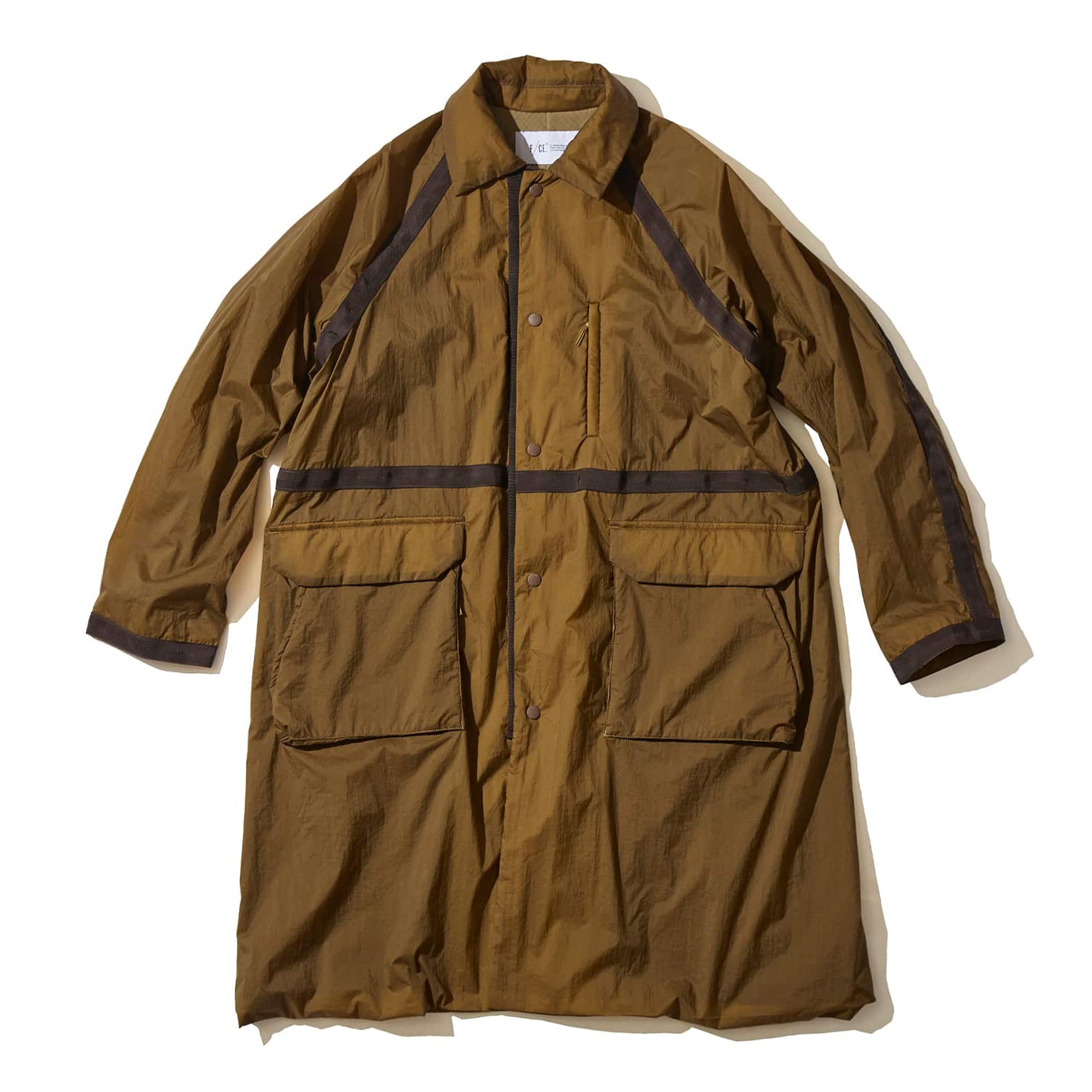 F/CE® - RECYCLE NYLON WEATHER COAT - COYOTE at Mannahatta NYC