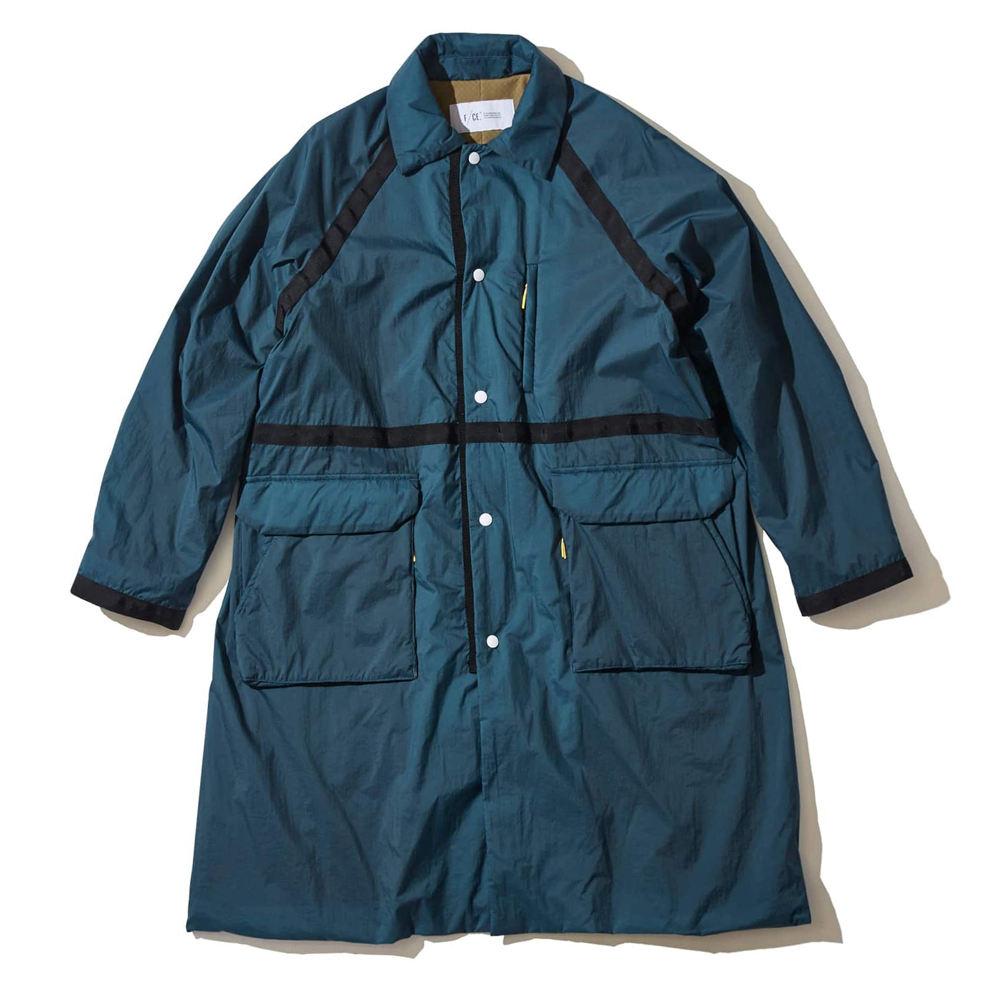 F/CE® - RECYCLE NYLON WEATHER COAT - BLUE GRAY at Mannahatta NYC